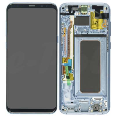 DISPLAY LCD SCHERMO CON CORNICE PER SAMSUNG GALAXY S8 PLUS G955F BLU. GH97-20470D
