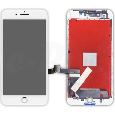 Display Lcd + Touch Screen Per Apple iPhone 8 Plus Bianco Qualità Premium Platinum