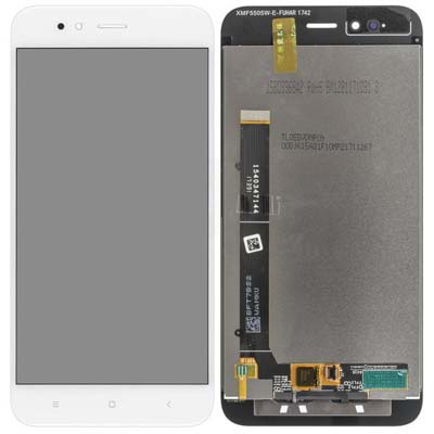 Lcd + Touch Screen Per Xiaomi Mi A1 - Bianco