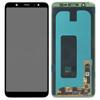 Lcd + Touch Per A605Fn Samsung Galaxy A6+ (2018) - Nero Gh97-21878A Gh97-21907A