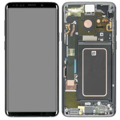 Lcd + Touch Per G965F, G965Fd Samsung Galaxy S9 Plus, S9 Plus Duos - Titanium Grey