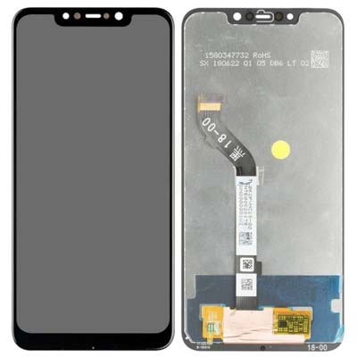 Lcd + Touch + Frame Per Xiaomi Pocophone F1 - Graphite Nero - Compatibile