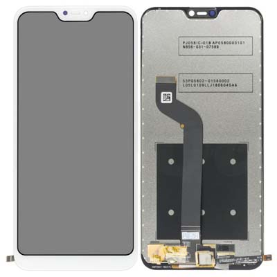 Lcd + Touch + Frame Per Xiaomi Mi A2 Lite - Bianco - Compatibile