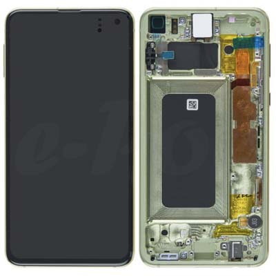 Lcd + Touch Per G970F Samsung Galaxy S10E Giallo Gh82-18852G Gh82-18836G - Originale