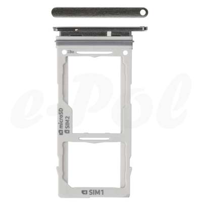 Carrello Sim Per G973F Samsung Galaxy S10 Duos - Nero