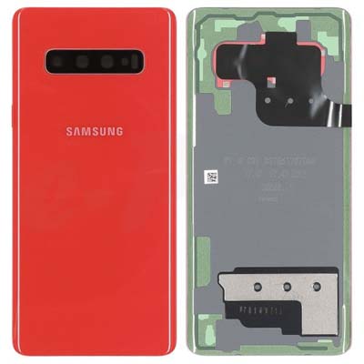 Cover Batteria Per G975F Samsung Galaxy S10+ - Rossa