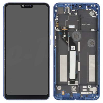 Lcd + Touch Per Xiaomi Mi 8 Lite - Blu