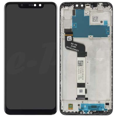 Lcd + Touch + Frame Per Xiaomi Redmi Note 6 Pro - Nero - Compatibile