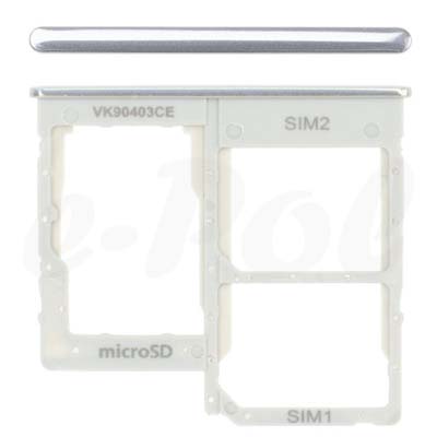 Carrello Sim Per A405F Samsung Galaxy A40 - Bianco
