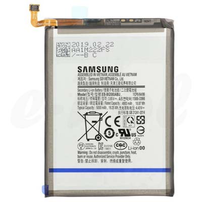 Batteria Samsung Li-Ion Eb-Bg580Abu Per M205F, M305F Samsung Galaxy M20, M30