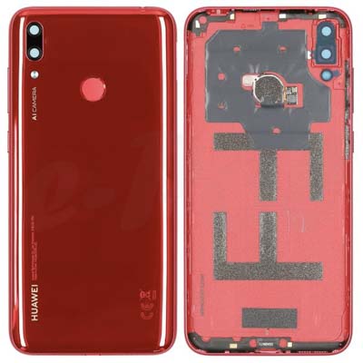 Cover Batteria Per Dub-L21 Huawei Y7 (2019) - Corallo Rosso