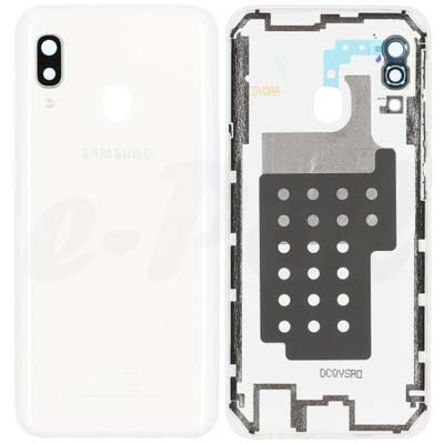 Cover Batteria Per A202F Samsung Galaxy A20E - Bianco