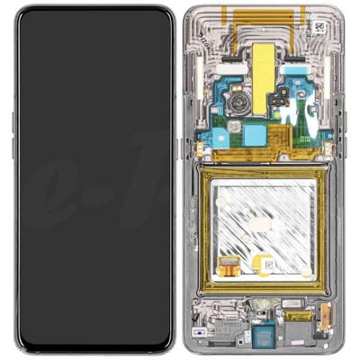 LCD + Touch per A805F Samsung Galaxy A80 - nero
