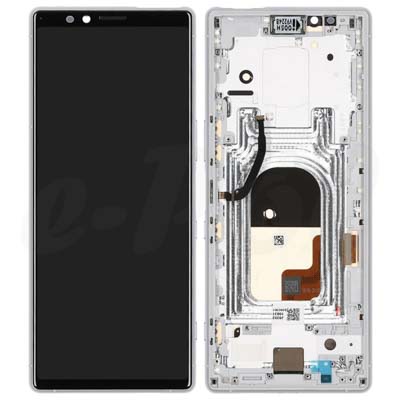 Lcd + Touch + Frame Per J8110; J9110 Sony Xperia 1 - Bianco