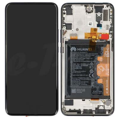 LCD + Touch + Frame + Batteria per STK-L21 Huawei P Smart Z - nero