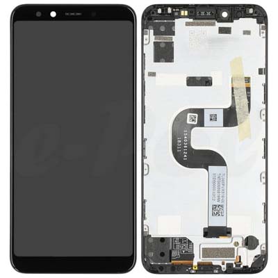 Lcd + Touch + Frame Per Xiaomi Mi A2 - Nero