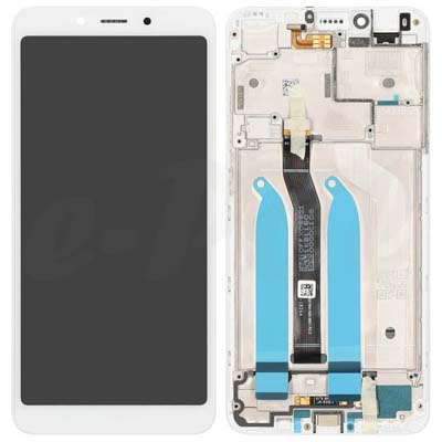 Lcd + Touch + Frame Per Xiaomi Redmi 6 - Bianco