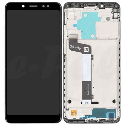 Lcd + Touch + Frame Per Xiaomi Redmi Note 5 - Nero - Compatibile