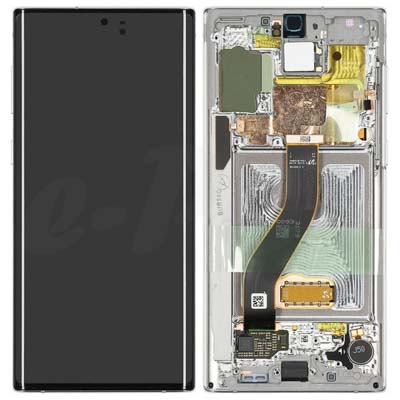 LCD + Touch per N970F Samsung Galaxy Note 10 - aura bianco