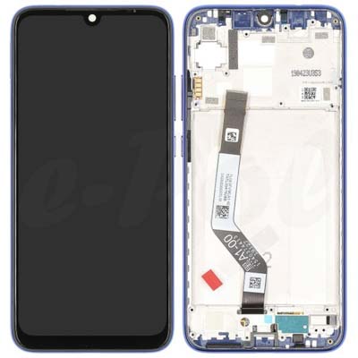 DISPLAY LCD + TOUCH + FRAME PER XIAOMI REDMI NOTE 7 BLU