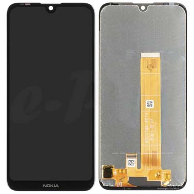 Lcd + Touch Per Nokia 2.2 - Nero