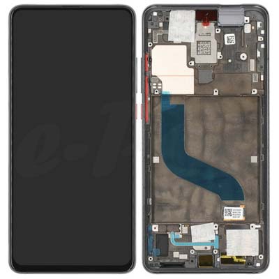 Lcd + Touch + Frame Per Xiaomi Mi 9T, Mi 9T Pro - Carbon Nero - Compatibile