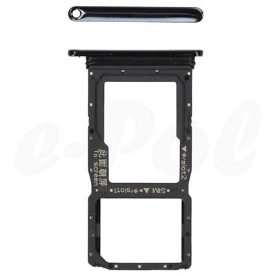Carrello Sim Per Stk-Lx1 Huawei P Smart Z - Nero