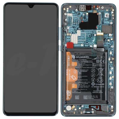 Lcd + Touch + Frame Per Evr-N29 Huawei Mate 20 X 5G - Verde