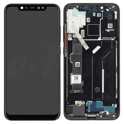 Lcd + Touch + Frame Per Xiaomi Mi 8 - Nero