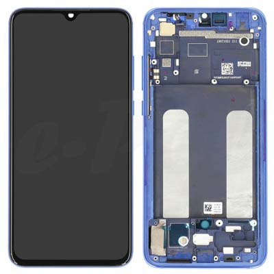 LCD + Touch + Frame per Xiaomi Mi 9 Lite - Aurora Blue