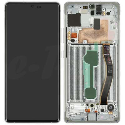 Lcd + Touch Per G770F Samsung Galaxy S10 Lite - Bianco