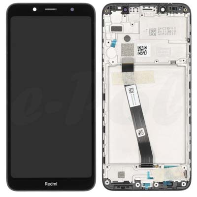 Lcd + Touch + Frame Per Xiaomi Redmi 7A - Nero Opaco