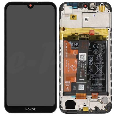 Lcd + Touch + Frame + Batteria Per Ksa-Lx9, Kse-Lx9 Honor 8S - Nero