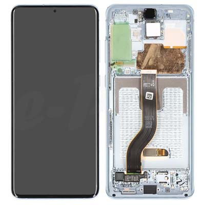 Lcd + Touch + Frame Per G986B Samsung Galaxy S20+ 5G - Cloud Blue