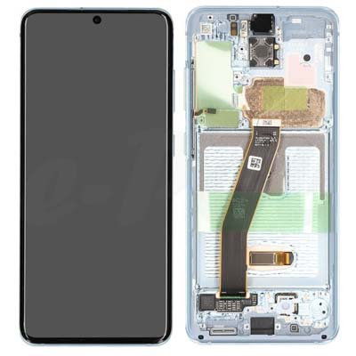 Display Lcd Con Touch Screen Per Samsung Galaxy S20 (Sm-G980F) Gh82-22123D - Blu