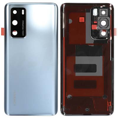 Cover Batteria Per Ana-Lnx9, Ana-Lx4 Huawei P40 - Frost Argento