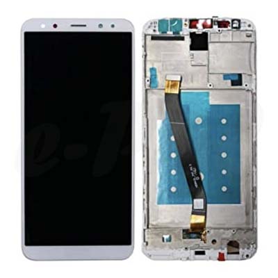 Lcd + Touch Screen Per Rne L01, L21 Rne Huawei Mate 10 Lite - Bianco
