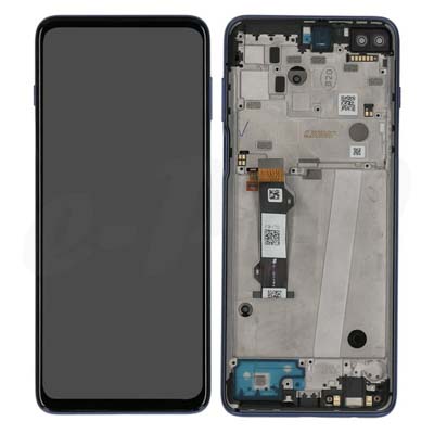 LCD + Touch + Frame per Motorola Moto G 5G Plus - surfing blu