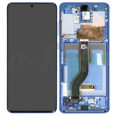 Lcd + Touch + Frame Per G985F, G986B Samsung Galaxy S20+ 5G - Aura Blu
