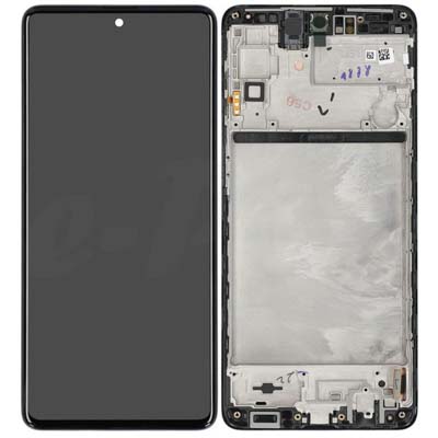 LCD + Touch + Frame per M515F Samsung Galaxy M51 GH82-24166A GH82-24167A GH82-23568A GH82-24168A - nero