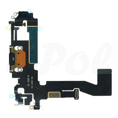 Connettore Di Ricarica + Flex Per A2403, A2407 Apple Iphone 12, 12 Pro - Nero