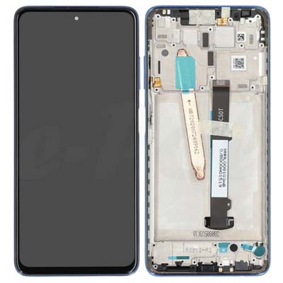 Lcd + Touch + Frame Per Xiaomi Poco X3 Nfc - Cobalt Blu