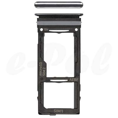 Carrello Sim Sd Per Samsung Galaxy A52, A72 - Nero Awesome Black