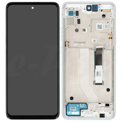 Lcd + Touch + Frame Per Motorola Moto G 5G - Frosted Silver