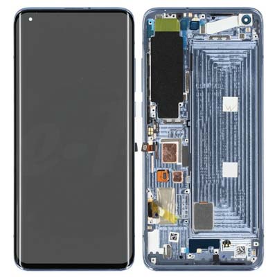 Lcd + Touch + Frame Per Xiaomi Mi 10 5G - Versione C Grigio Crepuscolare