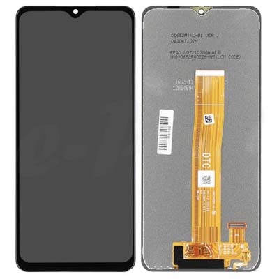 LCD + Touch per A125F Samsung Galaxy A12 GH96-14116A - nero