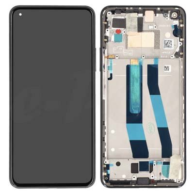 LCD + Touch + Frame per Xiaomi Mi 11 Lite 5G - nero tartufo