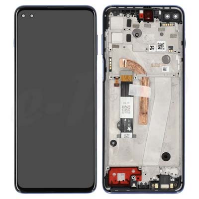 Lcd + Touch + Frame Per Xt2125 Motorola Moto G100 - Blu Magico