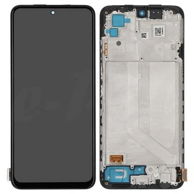 Lcd + Touch + Frame Per Xiaomi Redmi Note 10S - Grigio Onice - Compatibile