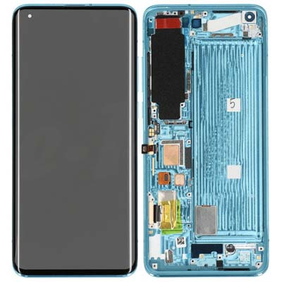 Lcd + Touch + Frame Per Xiaomi Mi 10 5G - Coral Green S-Version